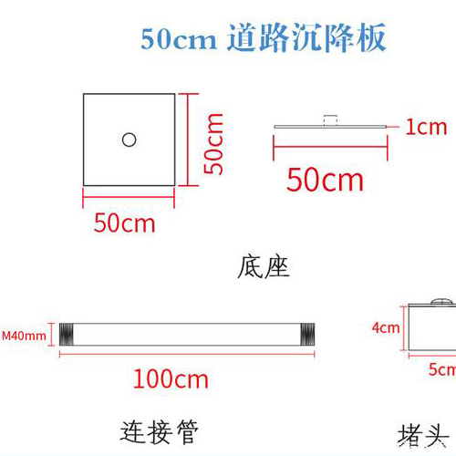 上海沉降板规格型号如何选择？